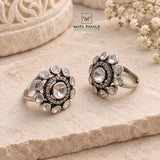 Bright Moissanite Toe Ring