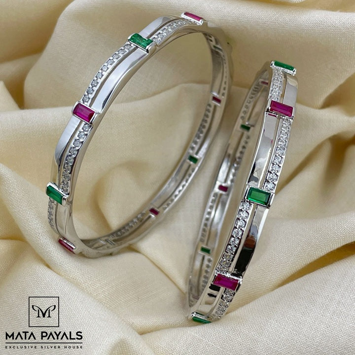 Sparkling Zircon Bangle
