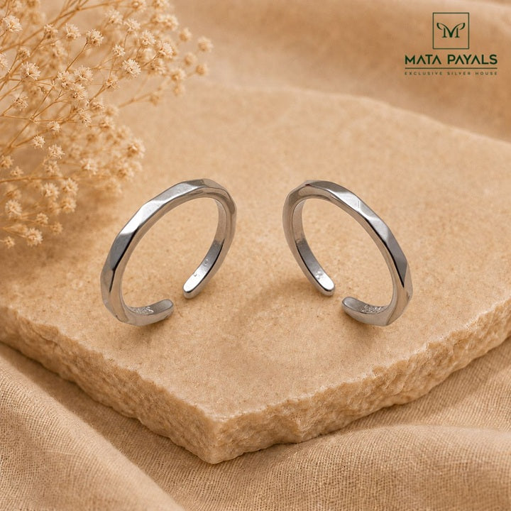 Fancy Rhodium Toe Ring