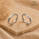 Fancy Rhodium Toe Ring