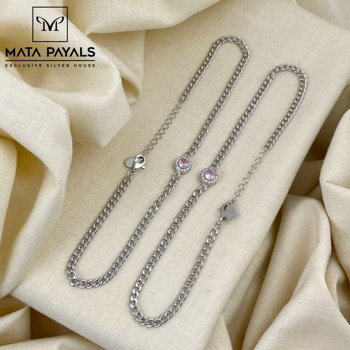 Mesmerizing Pink Anklet