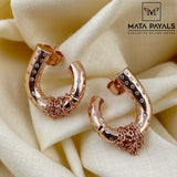 Charming Rose Gold Hoop