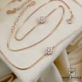 Soothing Rose Gold Anklet