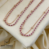 Dreamy Rose Gold Anklet
