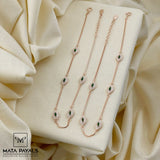Rose Gold Stone Payal