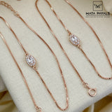 Tiny Zircon Anklet