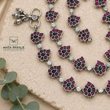 Mango Design Kundan Anklet