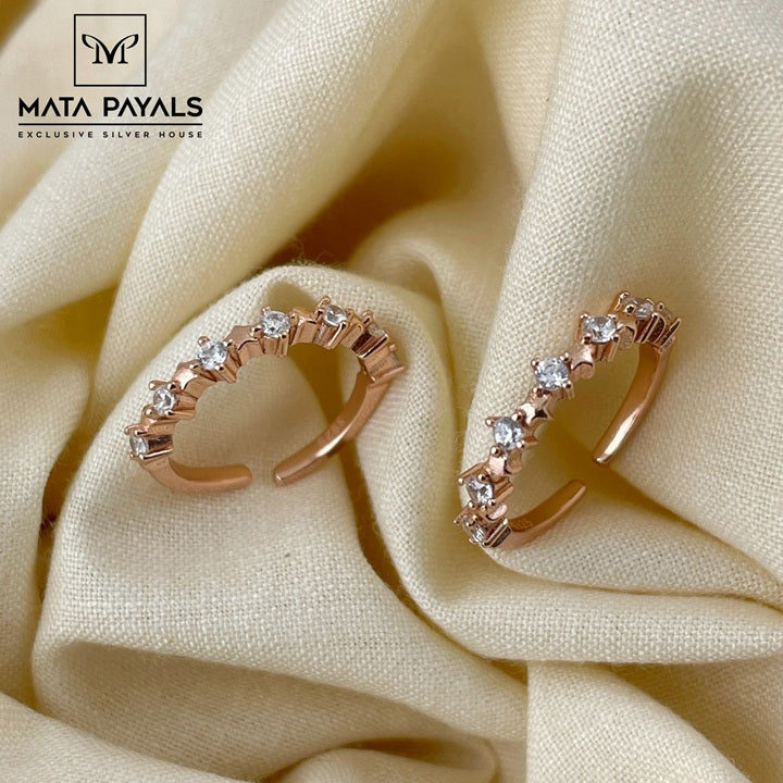 Sensational Zircon Toe Ring