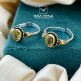Shinning Dual Tone Toe Ring