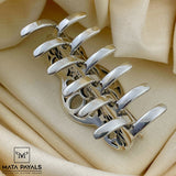 Fancy Silver Hair Clip