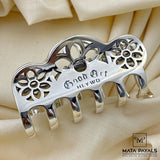 Fancy Silver Hair Clip
