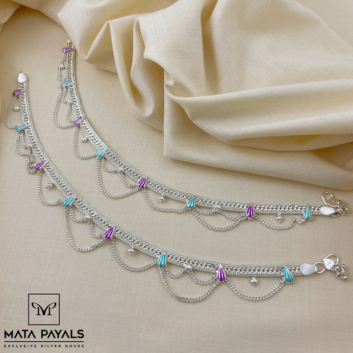 Creative Silver Anklet