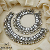 Mesmerizing Heavy Oxidised Anklet