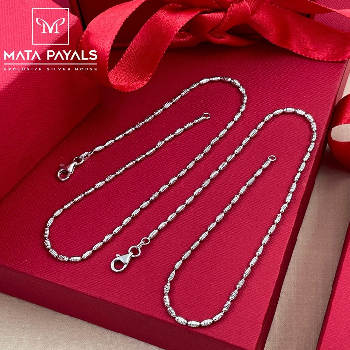 Gorgeous Silver Anklet
