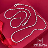 Eccentric Silver Anklet