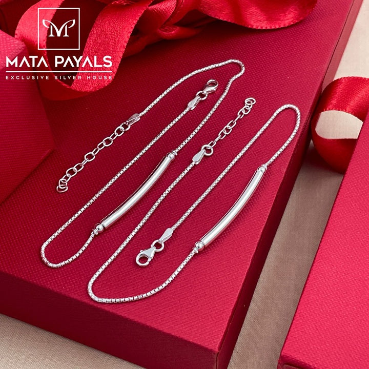 Daily Wear Silver Anklet