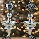 Shanku Chakra Oxidised Deepa