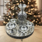 Small Size Oxidised Pooja Set