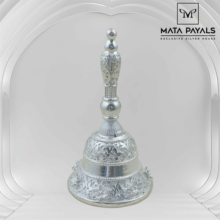 12 Cm Silver Ghante