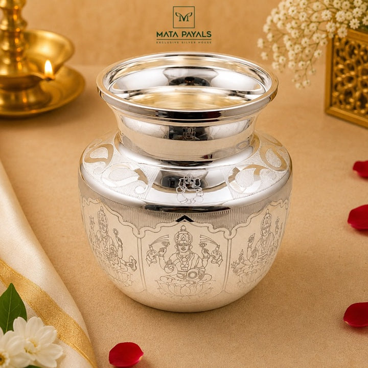Plain Silver Kalasa
