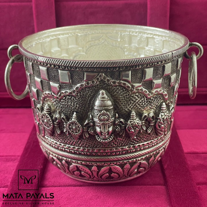 Heavy Oxidised Prasada Bowl