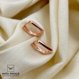 Cute Rose Gold Hoop