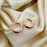 Classy Rose Gold Hoop