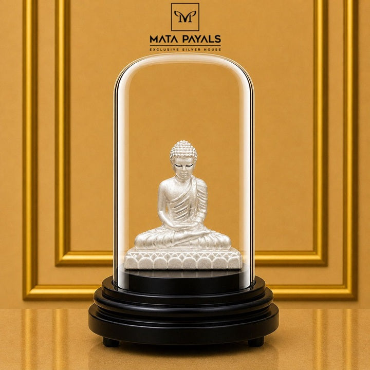 Silver Budha Idol