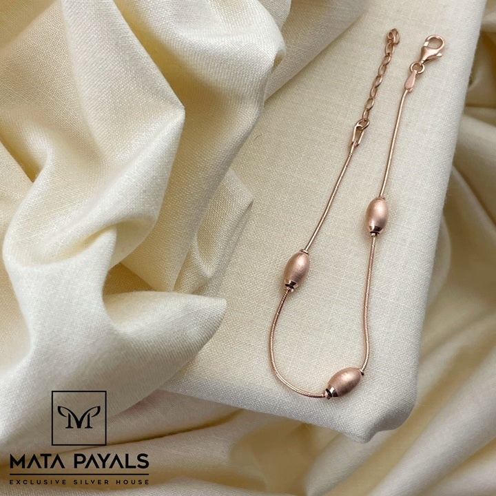 Rose Gold Plain Bracelet