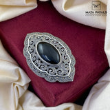 Fulgent Marcasite Pendant Cum Brooch