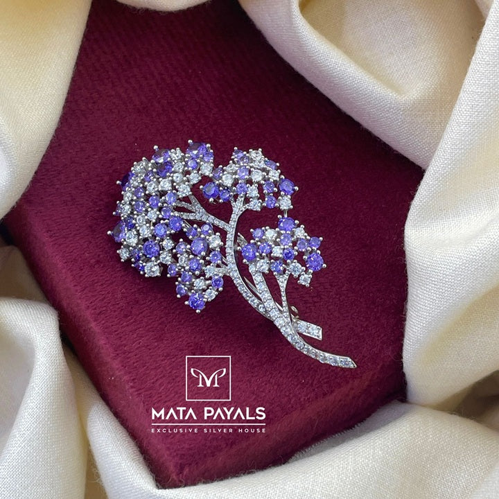 Charming Zircon Brooch