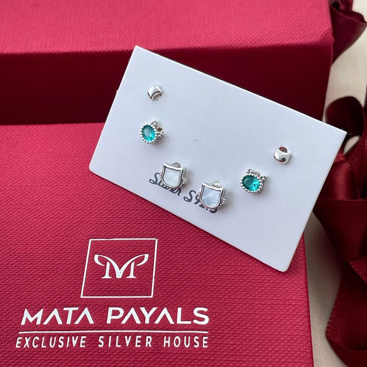 Cute Rhodium Stud