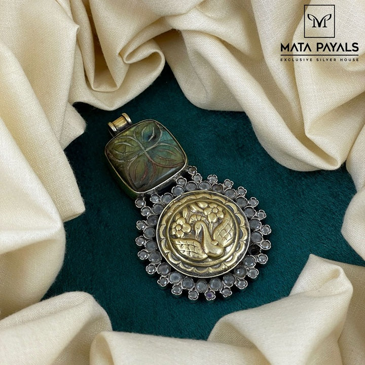 Polki Mayura Pendant