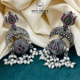 Glamming Oxidised Chandbali