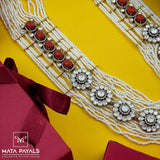 Luxurious Coral Beads Hara