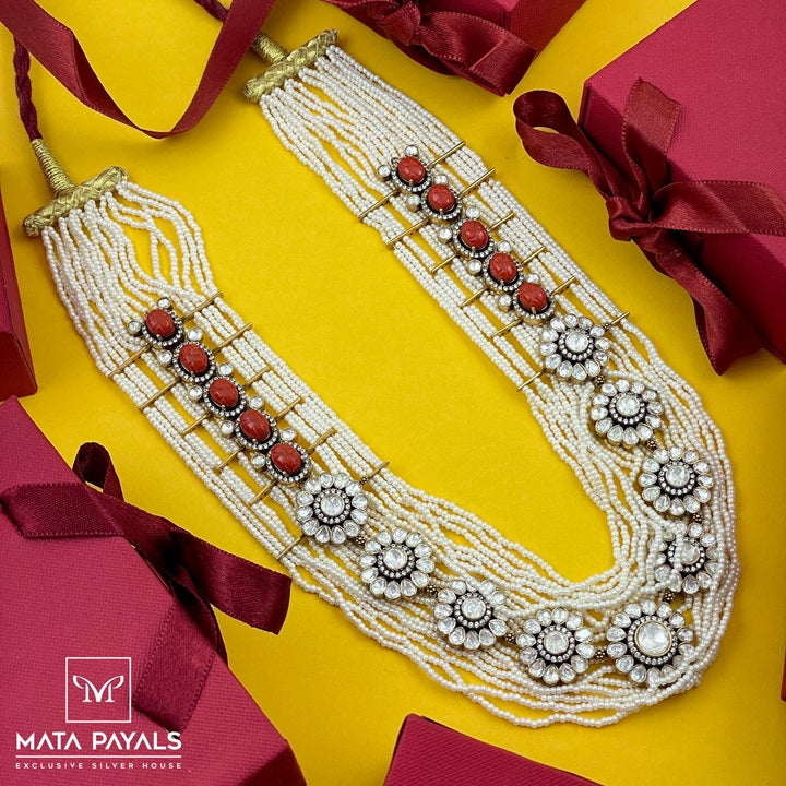 Luxurious Coral Beads Hara