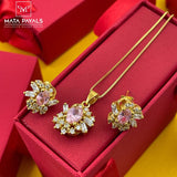 Light Pink Pendant Set
