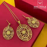 Fabulous Gold Plated Pendant Set