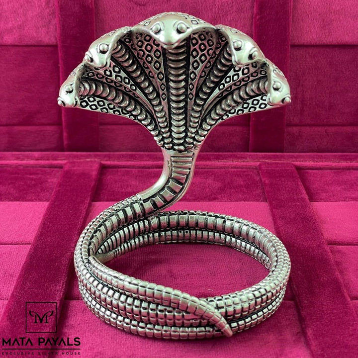 Heavy Oxidised Naga idol