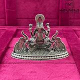 Oxidised Gaja Lakshmi Idol