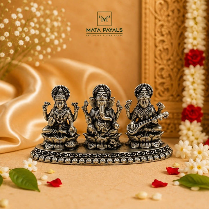 Ganesha Lakshmi Saraswathi Idol
