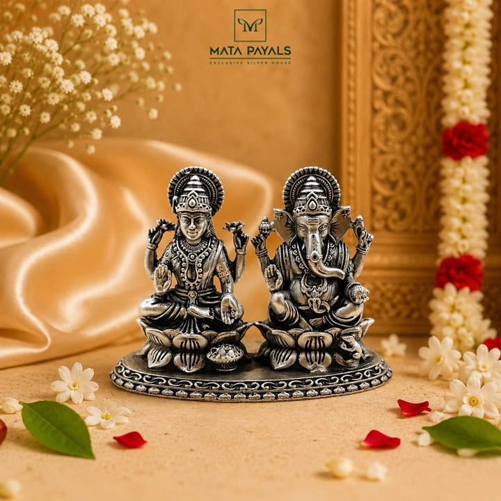 Ganesha Lakshmi Idol