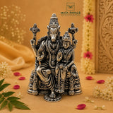 Oxidised Lakshmi Hayagreeva Idol