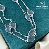 Beaded Silver Neckchain