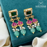 Gold Plated Kundan Chandbali
