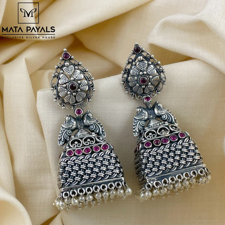 Fabulous Oxidised Jumka
