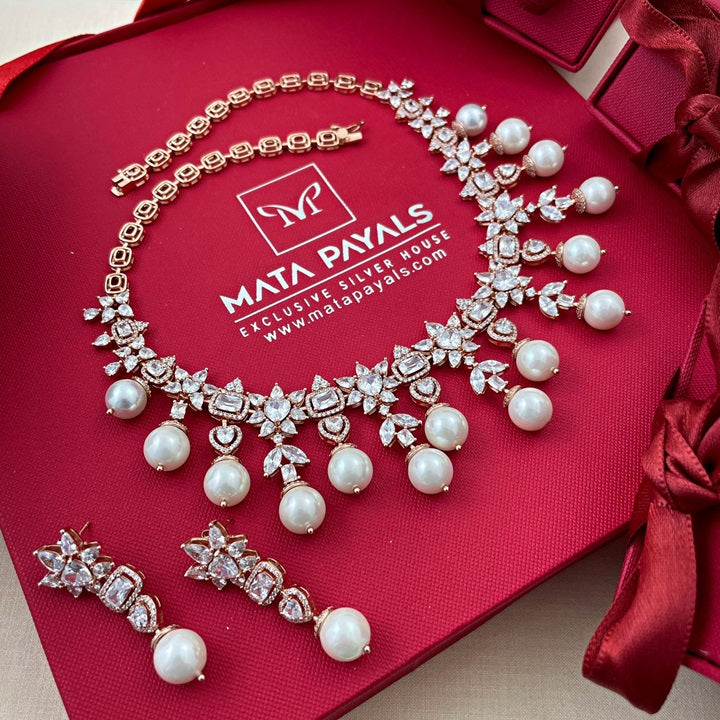 Dazzling Rose Gold Necklace