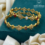 Gorgeous Cut Stone Bangle