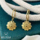 Floral Gold Plated Tiny Hanging