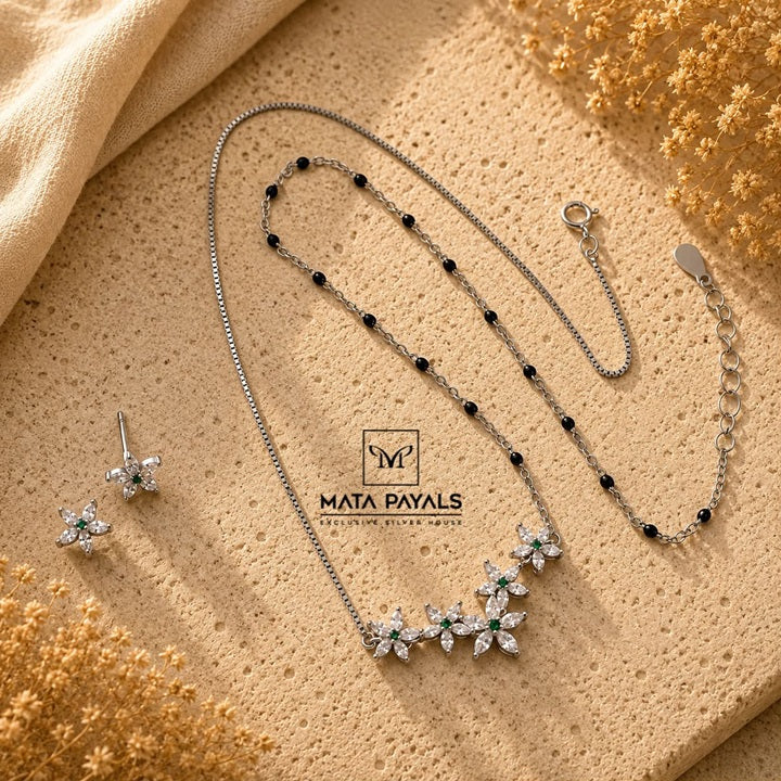 Stylish Floral Mangalsutra